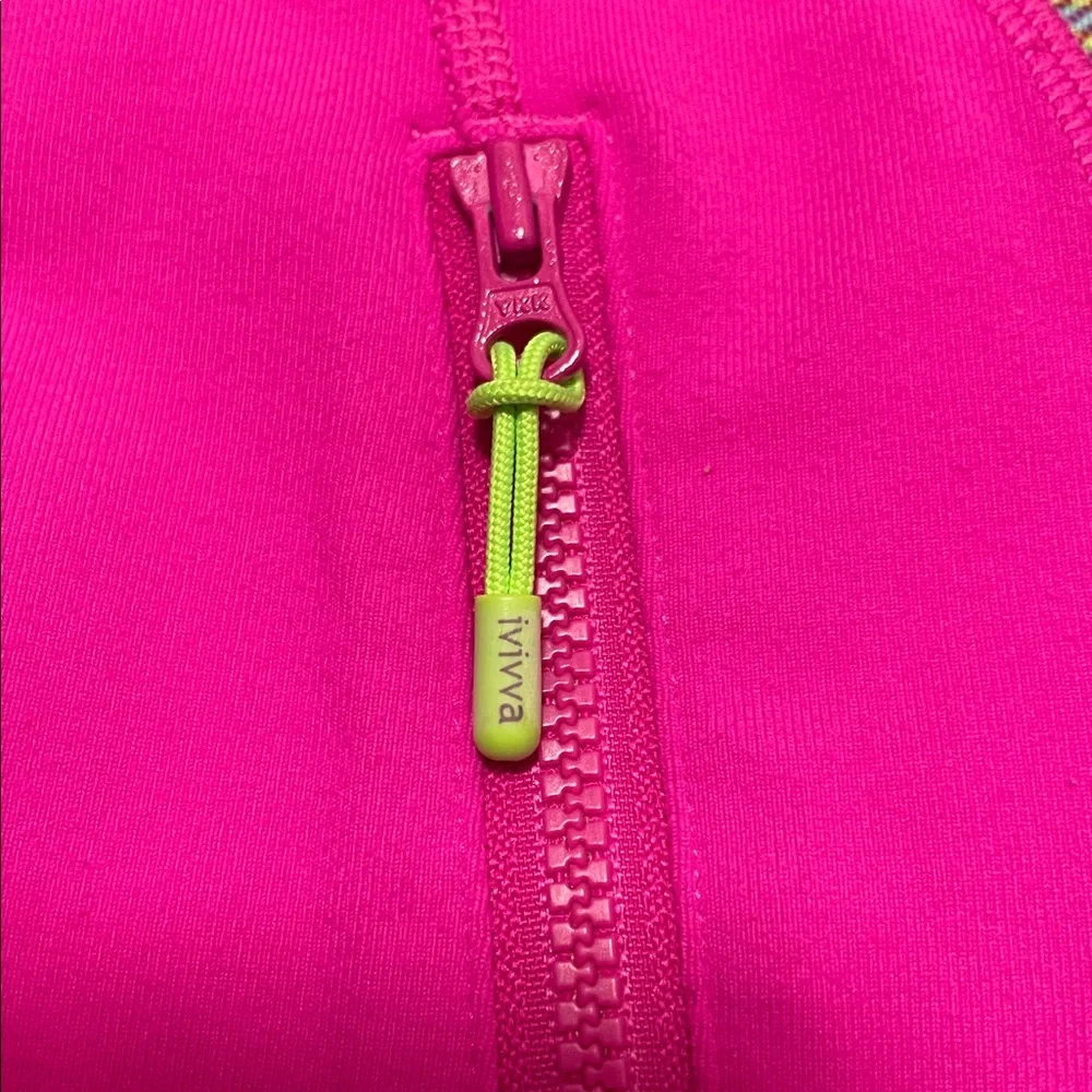 Ivivva by Lululemon Kids Girls 8 Perfect Your Practice Jacket Zip Pink